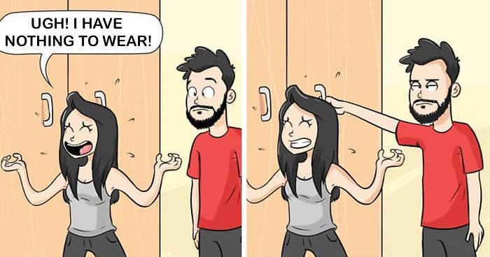 Illustrator Shows The Hilarious Side Of Living With His Girlfriend In 39 Comics