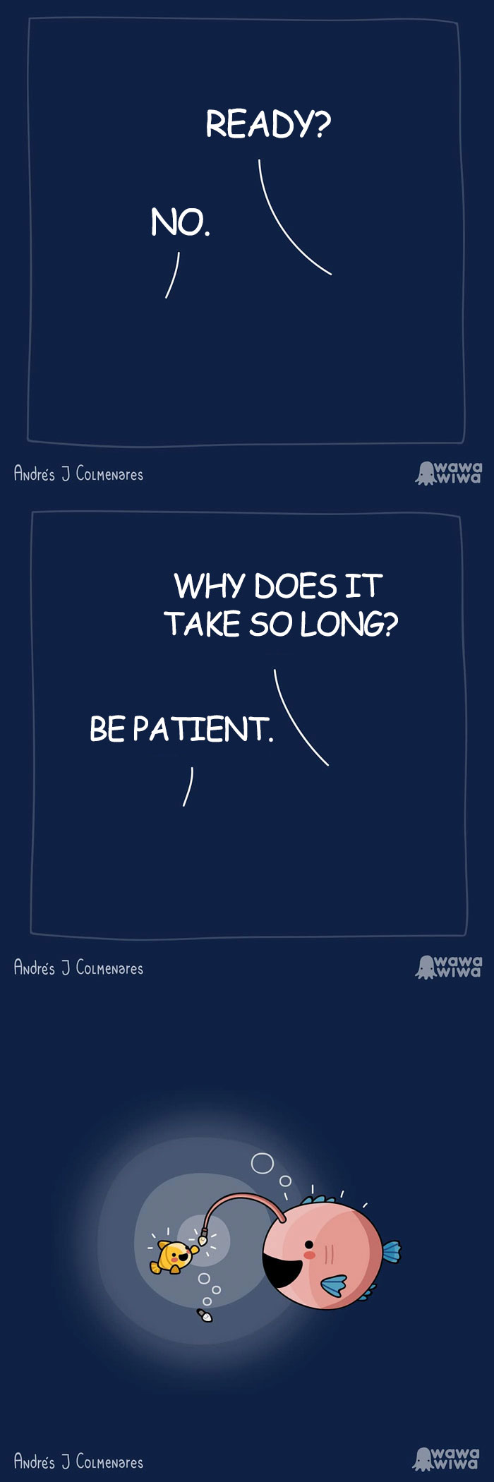 Ready? ... No ... Why Does It Take So Long? ... Be Patient