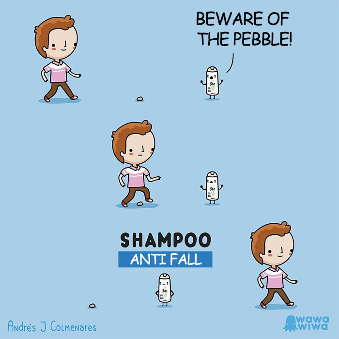 Beware Of The Pebble! Anti Fall Shampoo - Su Natives Sita Reik Pasitart Kaip Verst Kad Angliskai Ir Joke Butu, Nes Cia Pun