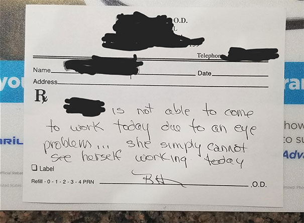 Girlfriend's Eye Doctor Hit Her With A Good Ol' Dad Joke