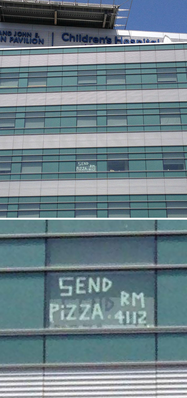 Photo Taken Outside Children's Hospital In Los Angeles. Smart Kid