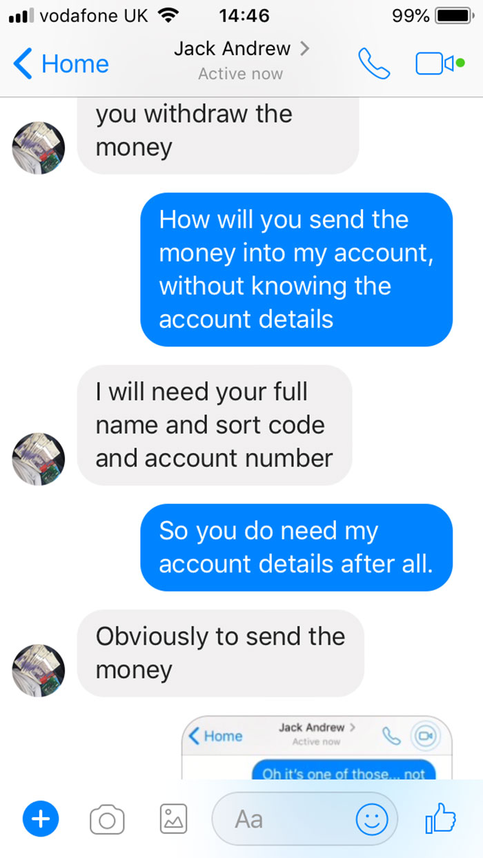This Guy Responds To An Online Scammer, And Things Got Weird Pretty Quickly
