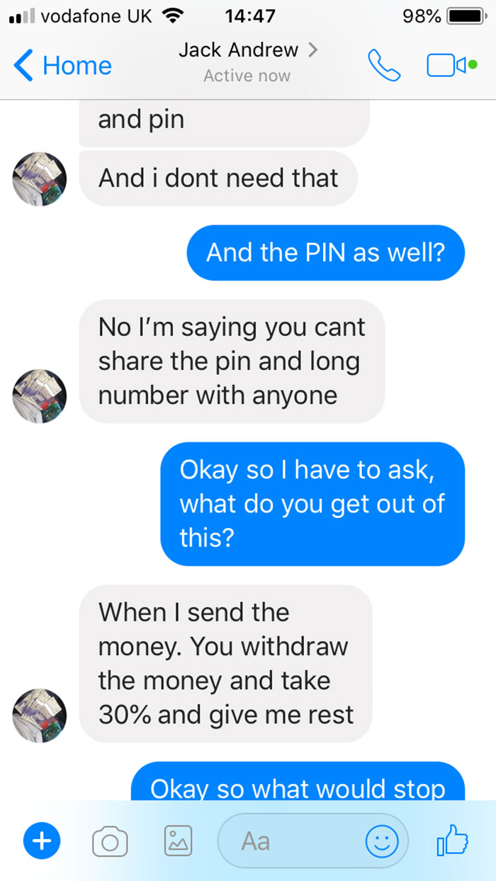 This Guy Responds To An Online Scammer, And Things Got Weird Pretty Quickly This Guy Responds To An Online Scammer, And Things Got Weird Pretty Quickly