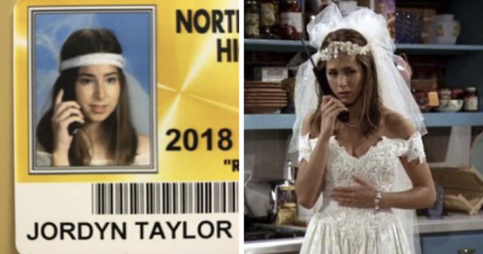 High School Lets Seniors Wear Costumes For Their Student ID Pics, Ace This Year (65 Pics)