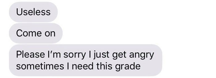 Guy Stops Sharing Group’s Project To Girl Who ‘Texts Her Boyfriend Instead Of Helping’, And It Escalates Quickly Guy Stops Sharing Group’s Project To Girl Who ‘Texts Her Boyfriend Instead Of Helping’, And It Escalates Quickly