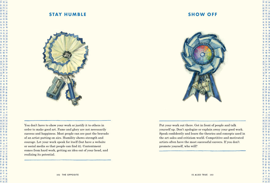 I Organized All My Inspirational Art Advice And Realized It Can All Be Paired In Opposites - So Which Way Is Right?