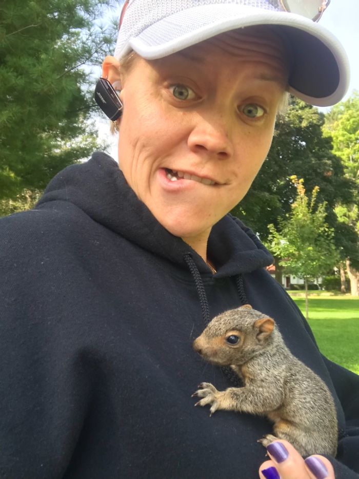 I Just Rescued A Baby Squirrel! I Just Rescued A Baby Squirrel!