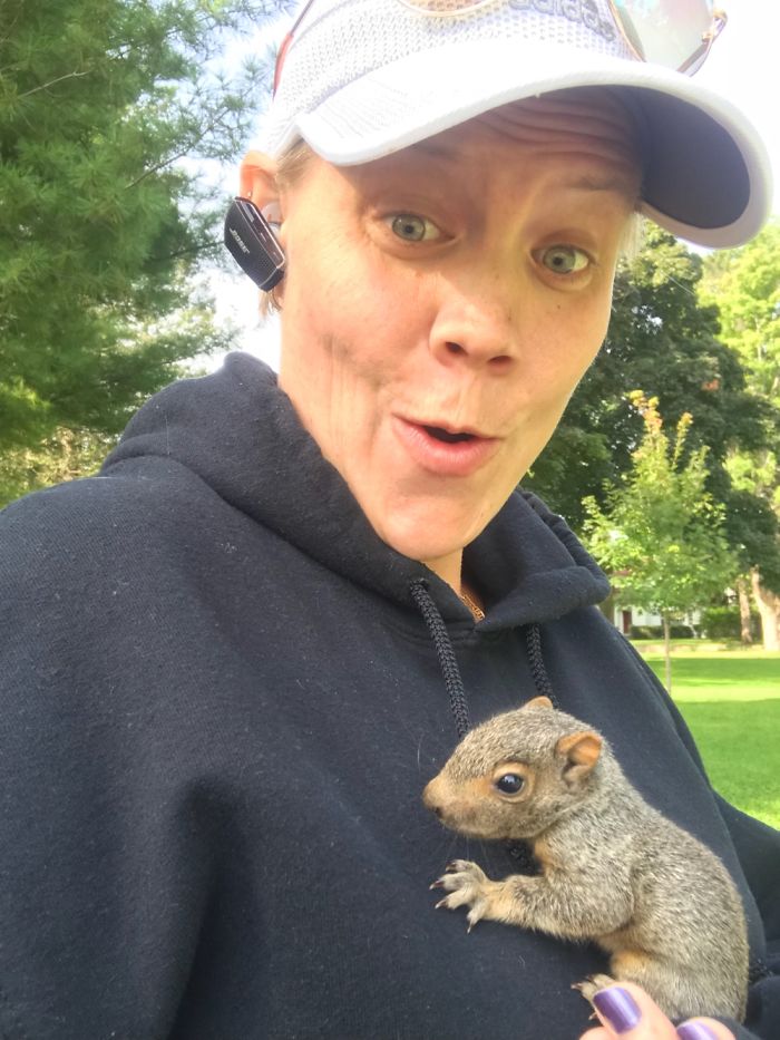 I Just Rescued A Baby Squirrel!