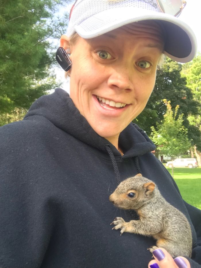 I Just Rescued A Baby Squirrel!