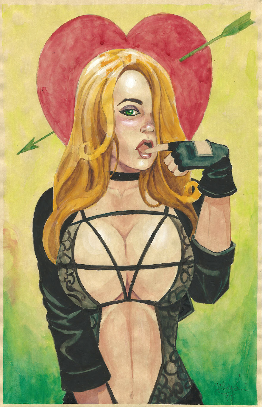 Dc Comics Watercolor Art