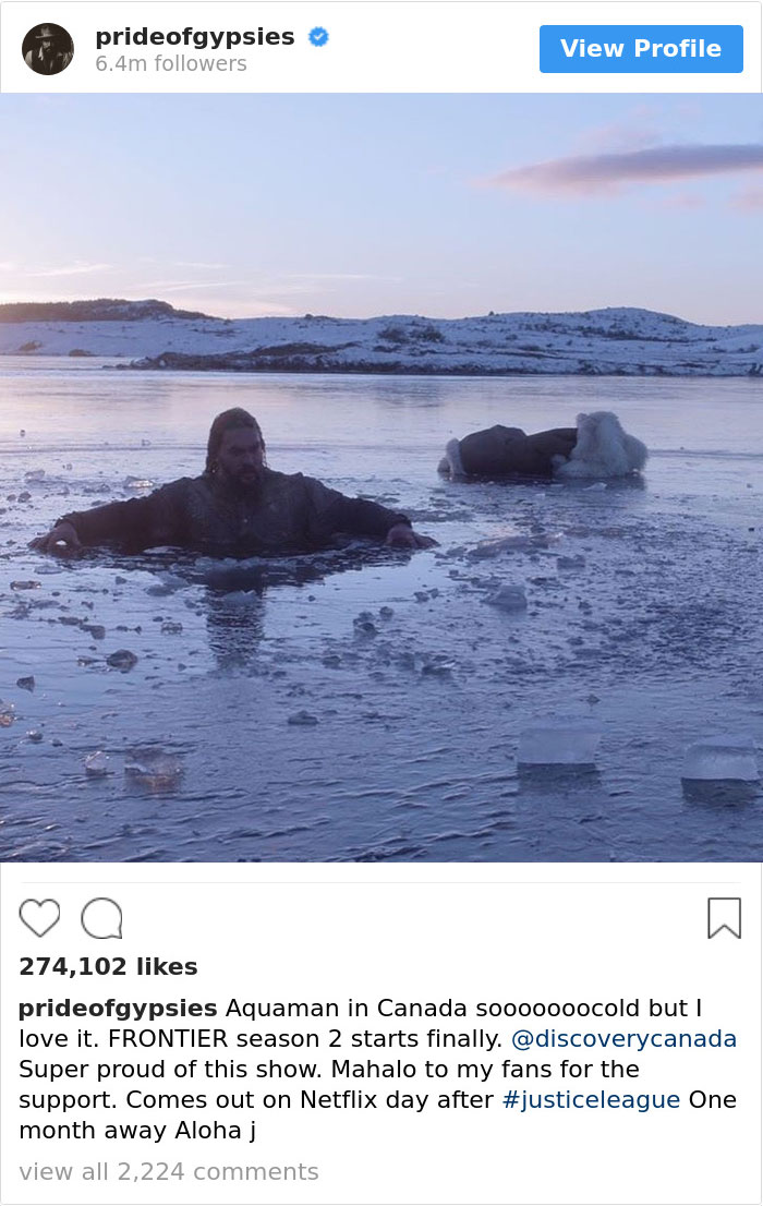 23 Times Jason Momoa Was The Coolest Guy On Instagram