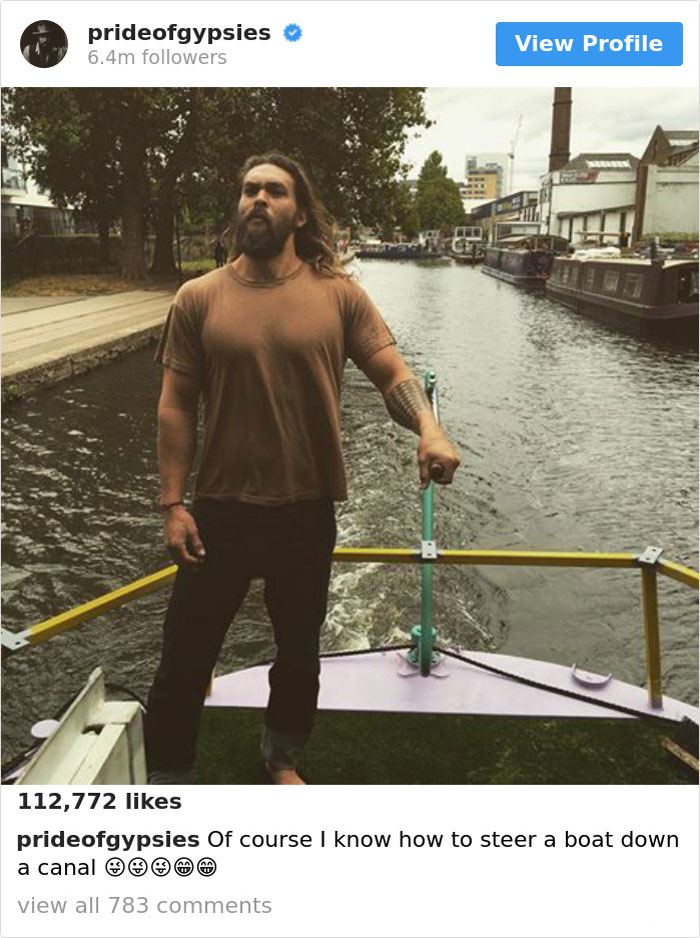 23 Times Jason Momoa Was The Coolest Guy On Instagram