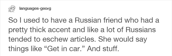 Someone Mocked A Russian Woman For Her Accent In English And She Delivered A Brutal Comeback Someone Mocked A Russian Woman For Her Accent In English And She Delivered A Brutal Comeback