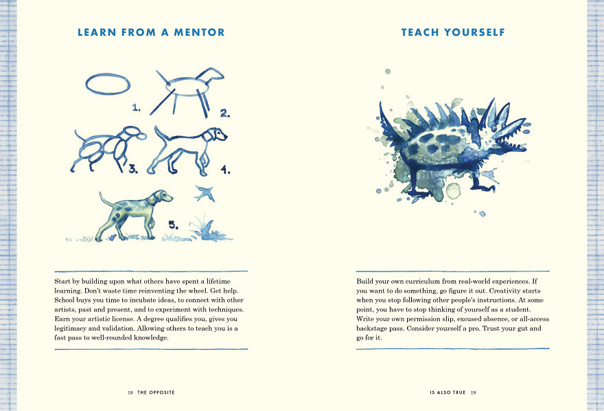 I Organized All My Inspirational Art Advice And Realized It Can All Be Paired In Opposites - So Which Way Is Right?