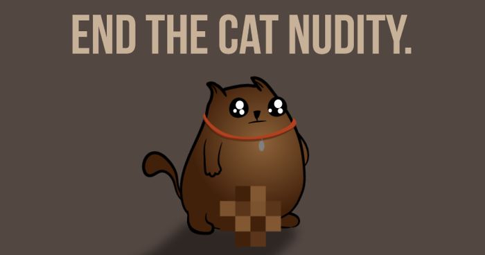 There’s A Campaign To “End The Cat Nudity” And Every Cat Owner Should See It