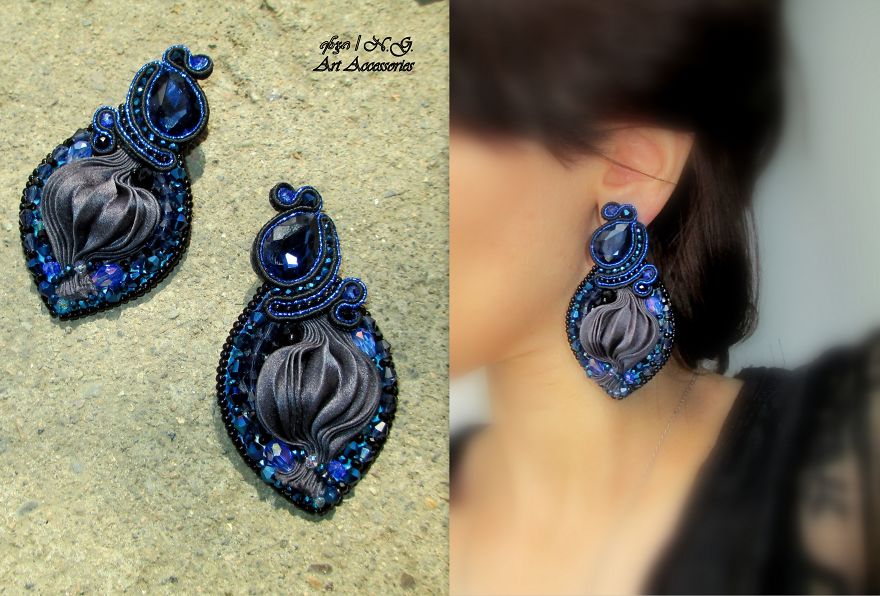 Amazing Shibori Handicraft Accessories Made By Georgian Designer Amazing Shibori Handicraft Accessories Made By Georgian Designer