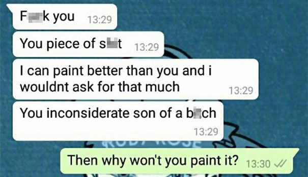Man Orders Artist To Paint His Portrait For Free Because His Son 'Has Cancer', Gets The Response He Deserves Man Orders Artist To Paint His Portrait For Free Because His Son 'Has Cancer', Gets The Response He Deserves