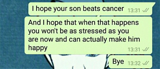 Man Orders Artist To Paint His Portrait For Free Because His Son 'Has Cancer', Gets The Response He Deserves Man Orders Artist To Paint His Portrait For Free Because His Son 'Has Cancer', Gets The Response He Deserves