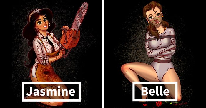 If Disney Princesses Were Maniacs