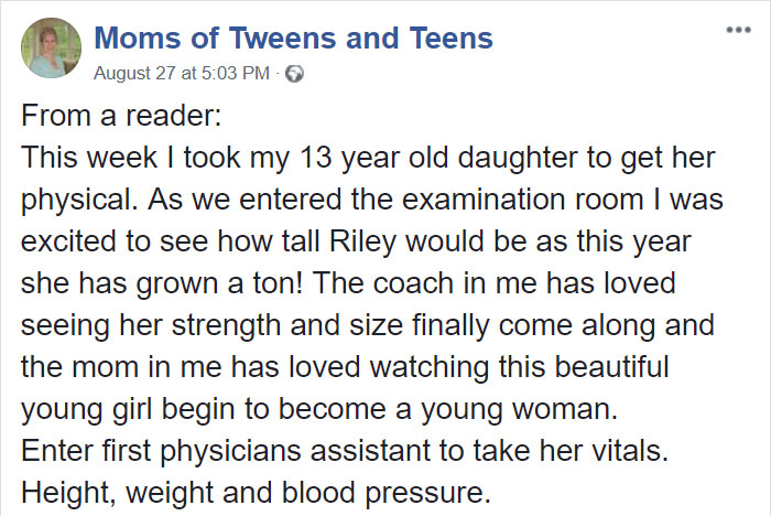 Mom Goes Viral For Calling Out Nurse Who 'Body-Shamed' 13-Year-Old Daughter, But Many People Disagree