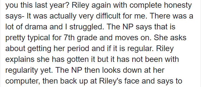Mom Goes Viral For Calling Out Nurse Who 'Body-Shamed' 13-Year-Old Daughter, But Many People Disagree Mom Goes Viral For Calling Out Nurse Who 'Body-Shamed' 13-Year-Old Daughter, But Many People Disagree
