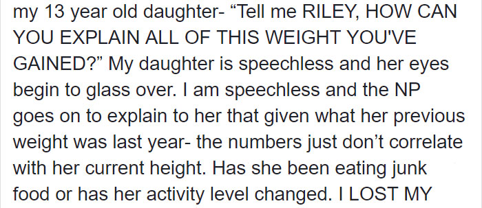 Mom Goes Viral For Calling Out Nurse Who 'Body-Shamed' 13-Year-Old Daughter, But Many People Disagree