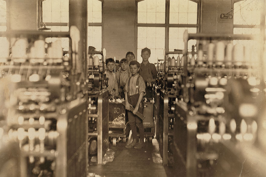 Young Doffers In Mollahan Mills, Newberry, S.c. Dec. 3/08. Witness, Sara R. Hine. Location: Newberry, South Carolina