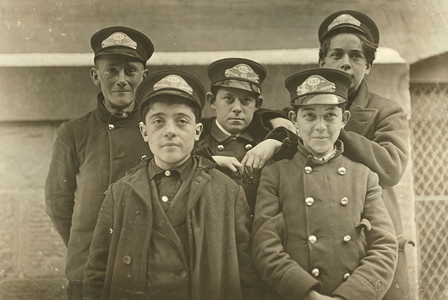 A Few Of The Messengers Western Union, Hartford, Conn. They Are On Duty, Alternate Nights, Until 10 P.m. Location: Hartford, Connecticut