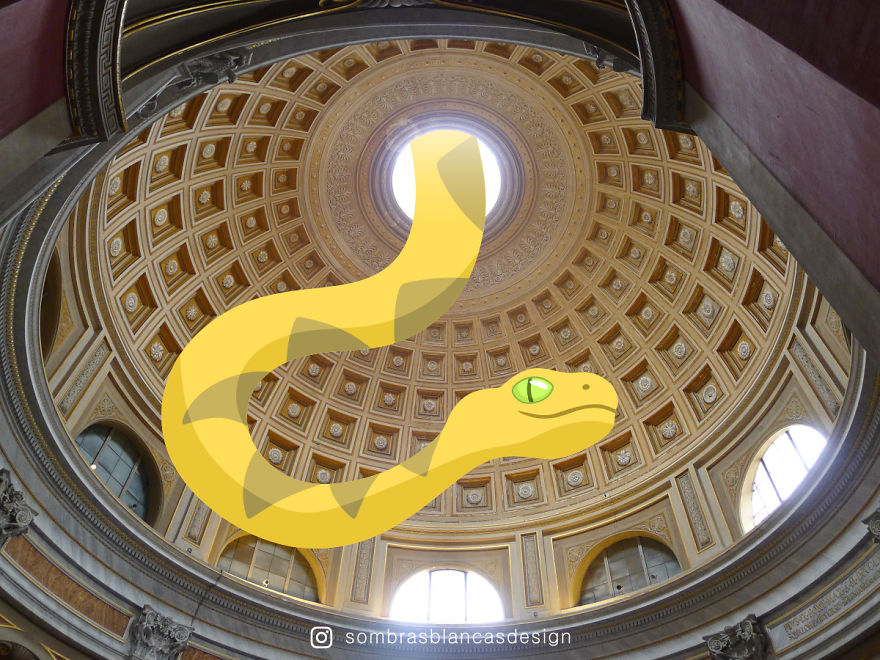 I Add Happy, Colorful Creatures To Everyday Life And Travel Photos (Part 2)