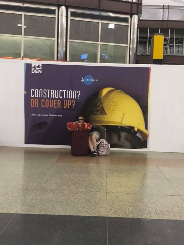 Denver International Airport Trolls Travelers With The Most Genius Conspiracy Theory Campaign Denver International Airport Trolls Travelers With The Most Genius Conspiracy Theory Campaign