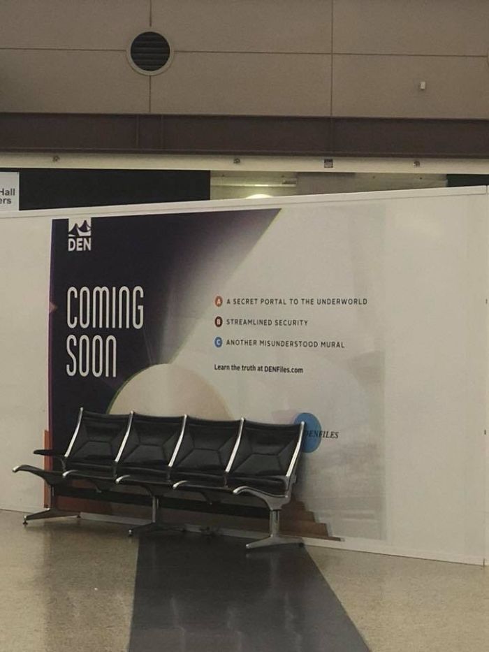 Denver International Airport Trolls Travelers With The Most Genius Conspiracy Theory Campaign