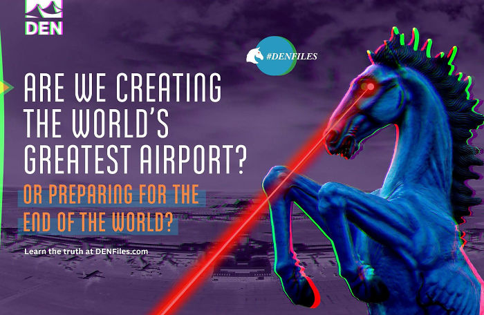 Denver International Airport Trolls Travelers With The Most Genius Conspiracy Theory Campaign Denver International Airport Trolls Travelers With The Most Genius Conspiracy Theory Campaign