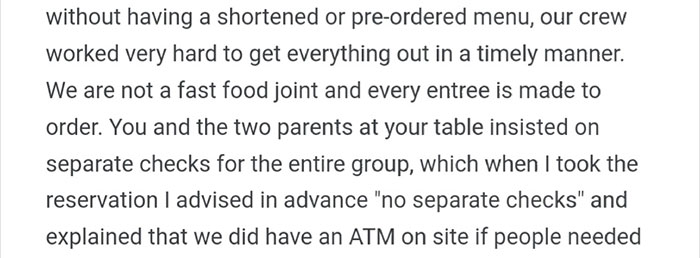 Customer Leaves A One-Star Review For Restaurant, Unluckily For Her, The Owner Remembers Her Too Well