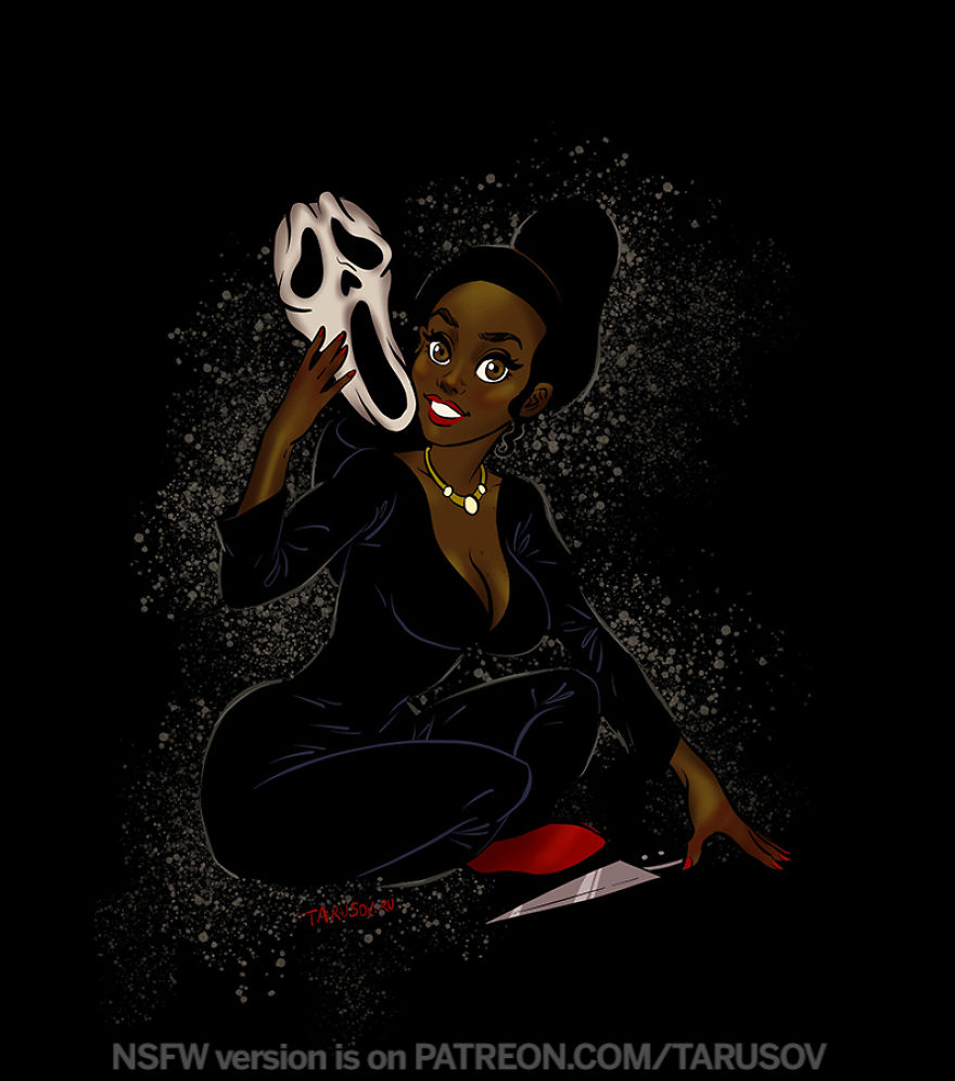 Ghostface From The Scream - Tiana