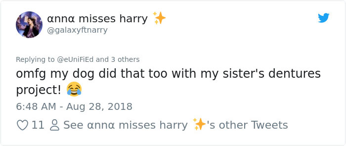 Dog Steals Owner's Dentures While He Sleeps, Hilarity Ensues Dog Steals Owner's Dentures While He Sleeps, Hilarity Ensues