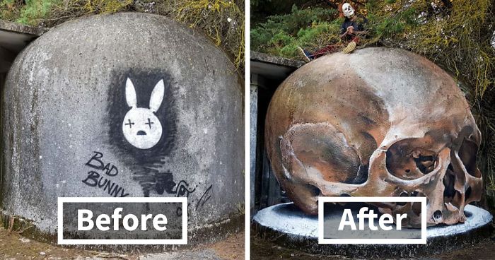 Portuguese Street Artist Paints 3D Creature Graffiti And It’s Not For The Faint Of Heart (39 Pics)