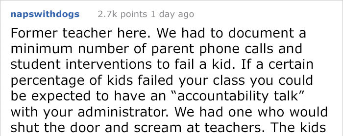 Teacher Says She Got Fired For Giving Zeroes To Students That Did Not Turn In Their Work, And It Escalated Quickly Teacher Says She Got Fired For Giving Zeroes To Students That Did Not Turn In Their Work, And It Escalated Quickly