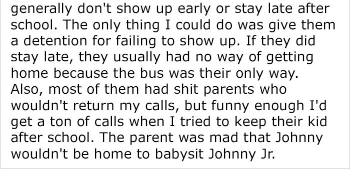 Teacher Says She Got Fired For Giving Zeroes To Students That Did Not Turn In Their Work, And It Escalated Quickly Teacher Says She Got Fired For Giving Zeroes To Students That Did Not Turn In Their Work, And It Escalated Quickly