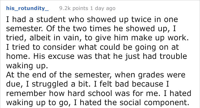 Teacher Says She Got Fired For Giving Zeroes To Students That Did Not Turn In Their Work, And It Escalated Quickly Teacher Says She Got Fired For Giving Zeroes To Students That Did Not Turn In Their Work, And It Escalated Quickly