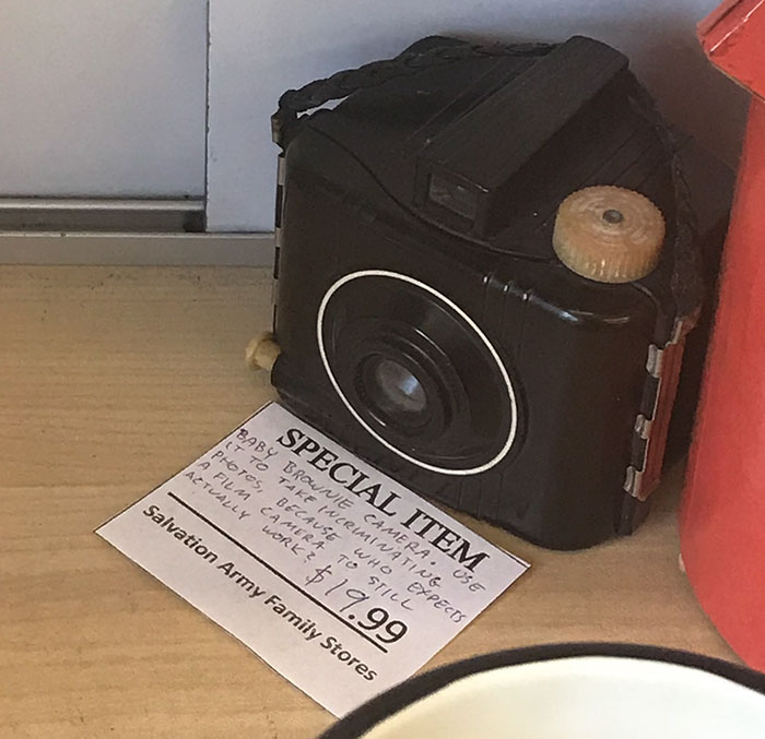 Baby Brownie Camera. Use It To Take Incriminating Photos, Because Who Expects A Film Camera To Still Actually Work?