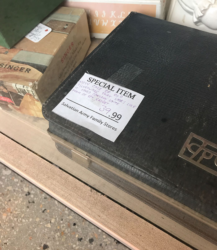 Nifty Case Of Old Silverware That Looks Like It Could Contain Some Form Of Spy Gadget