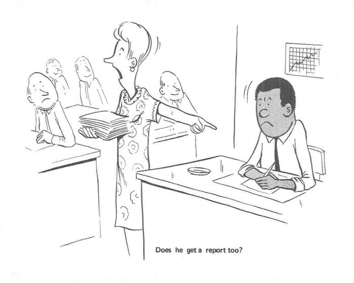 Does He Get A Report Too?
