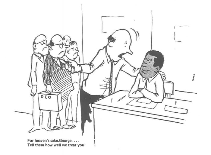 For Heaven's Sake, George.... Tell Them How Well We Treat You!