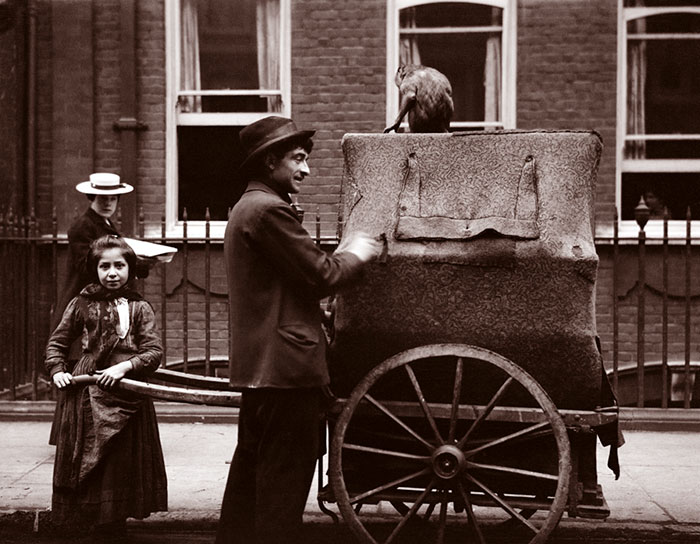 Organ Grinder And Daughter, London