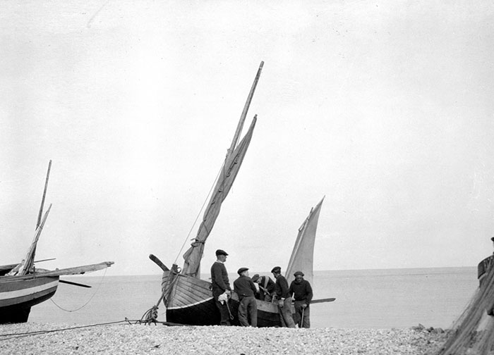 Fishermen, Étretat, Normandy, France
