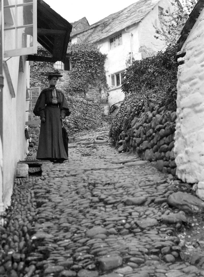 Steep Street, Clovelly, Devon, England