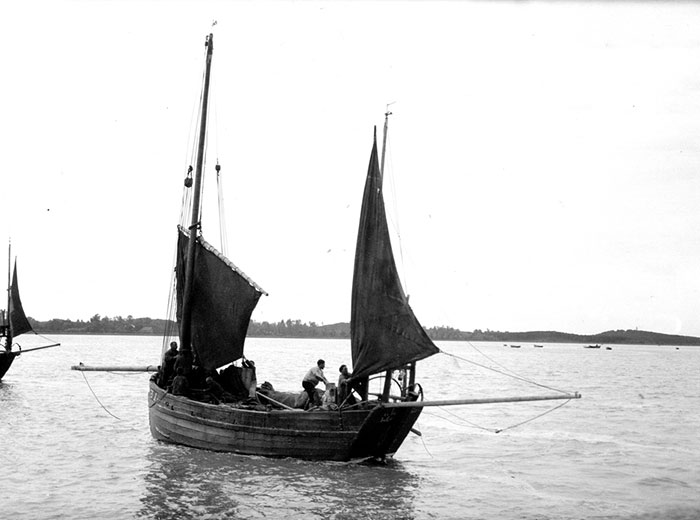 Fishermen, Étretat, Normandy, France
