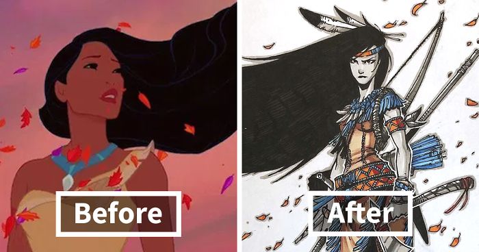 Artist Gives 11 Disney Princesses Warrior Makeovers And They Look Badass