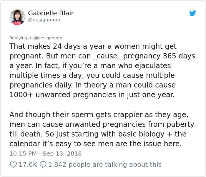 woman-anti-abortion-explains-unwanted-pregnancies-mens-fault-gabrielle-blair-6 woman-anti-abortion-explains-unwanted-pregnancies-mens-fault-gabrielle-blair-6