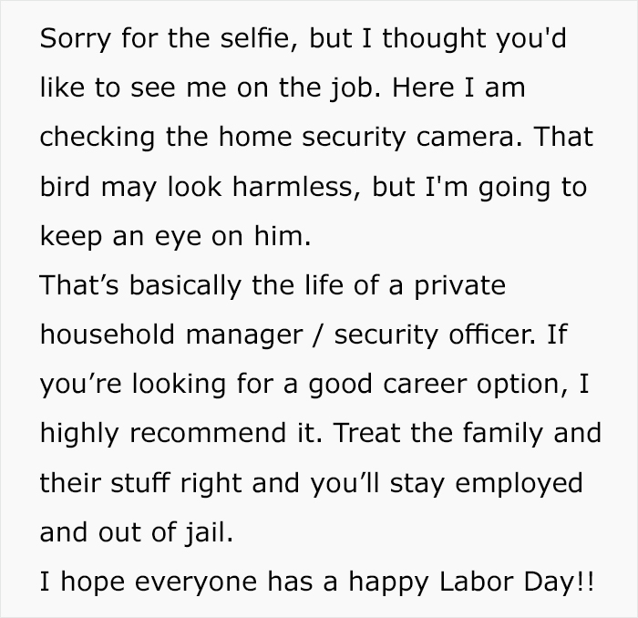 'Security Manager' Of A Rich Family Shares The Craziest Tasks He Has To Do Every Day 'Security Manager' Of A Rich Family Shares The Craziest Tasks He Has To Do Every Day